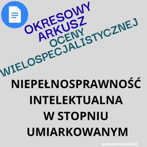Okresowe WOPFU- niepełnosprawność umiarkowana- materiał edukacyjny w formie cyfrowej