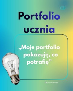 Portfolio ucznia- materiał edukacyjny w formie cyfrowej 