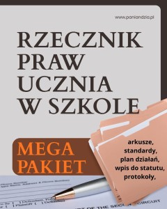 Rzecznik praw ucznia w szkole- mega pakiet- materiał edukacyjny w formie cyfrowej 