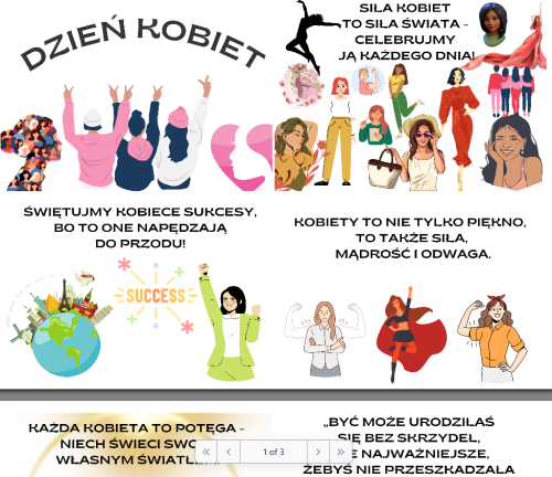 DZIEŃ KOBIET gazetka tematyczna