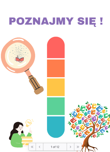 POZNAJMY SIĘ- karty pracy na indywidualne konsultacje z PEDAGOGIEM/ PSYCHOLOGIEM MATERIAŁ EDUKACYJNY W FORMIE CYFROWEJ