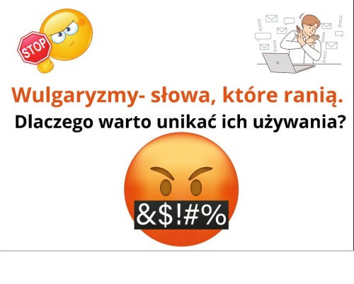 wulgaryzmy profilaktyka gazetka szkoła