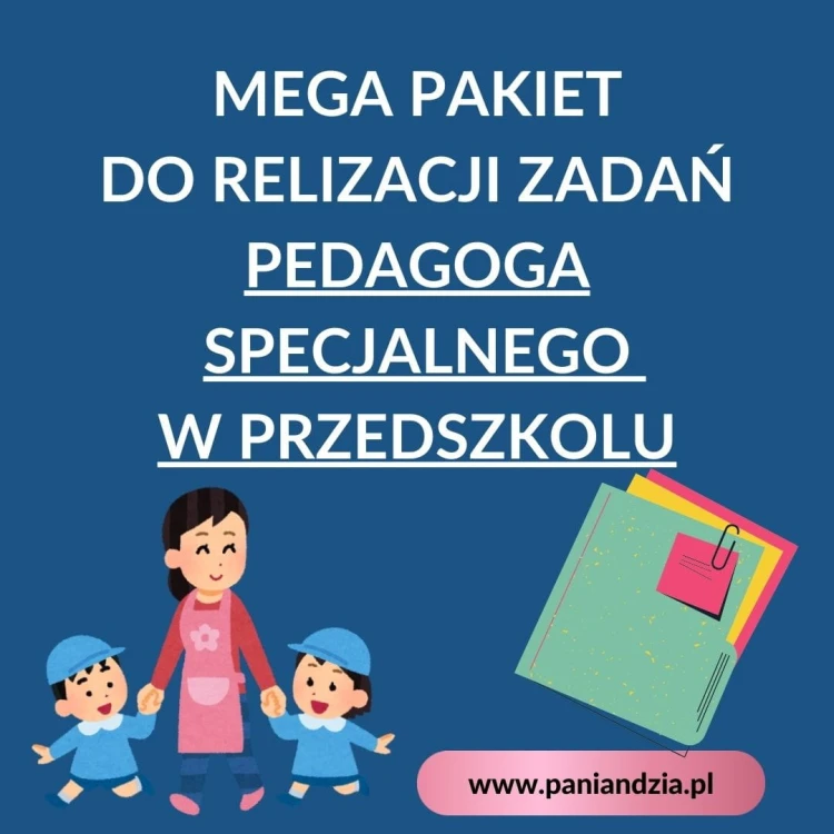 mega teka pedagoga specjalnego w przedszkolu