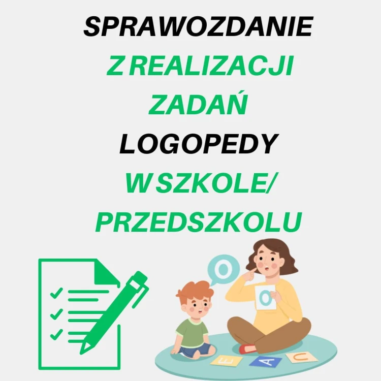 LOGOPEDA sprawozdanie
