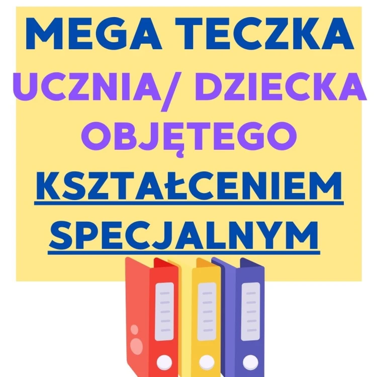 teczka ucznia objętego kształceniem specjalnym