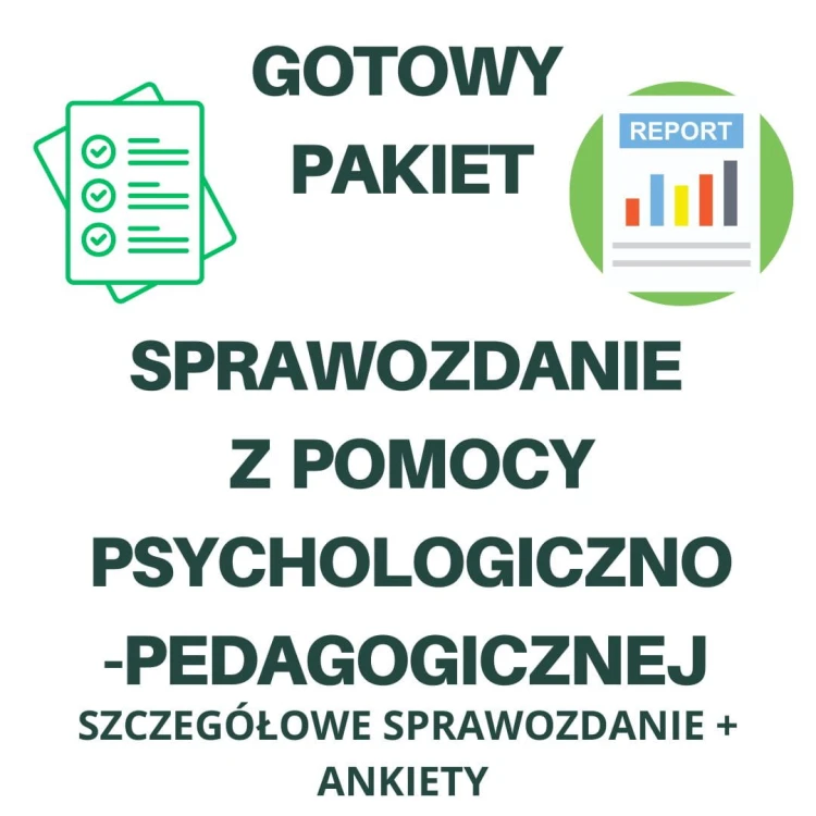 sprawozdanie z pomocy psychologiczno-pedagogicznej