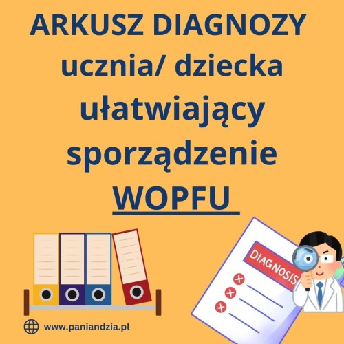 Arkusz diagnozy WOPFU