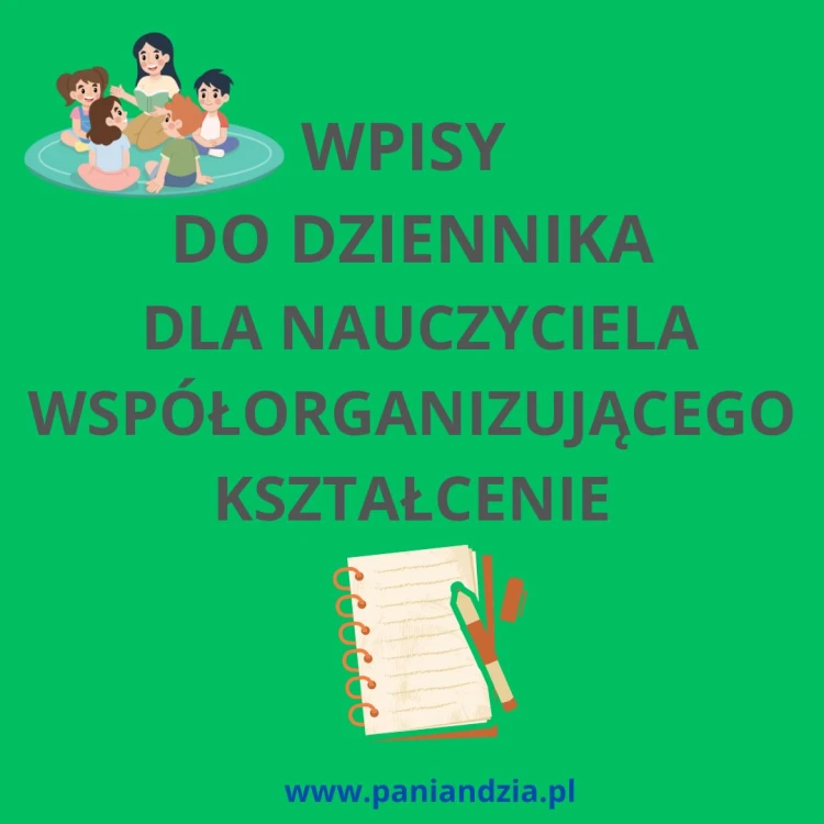 dziennik nauczyciela współorganizującego kształcenie