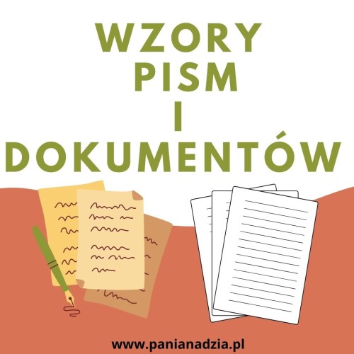 PAKIET WZORÓW PISM- materiał edukacyjny w formie cyfrowej 