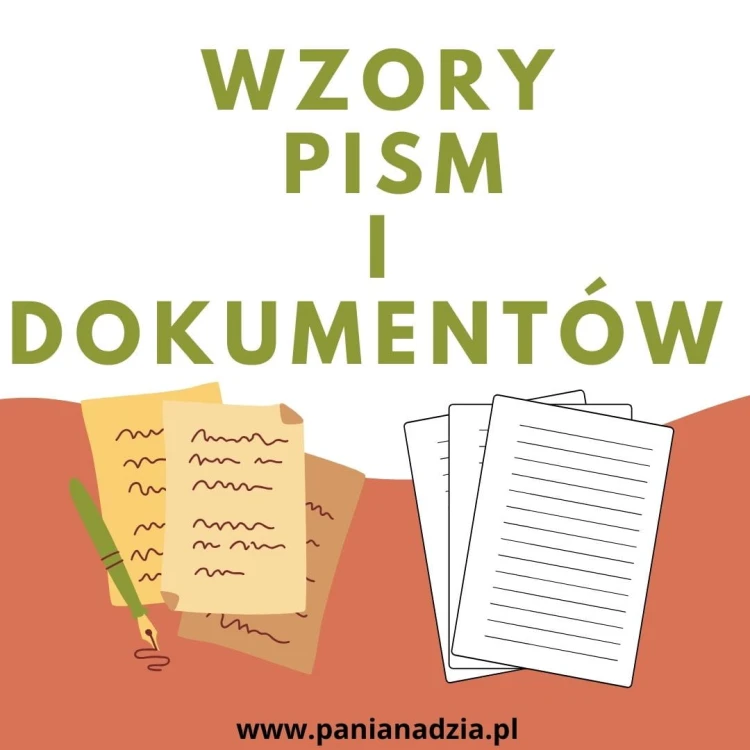 Wzory dokumentów szkoła i przedszkole