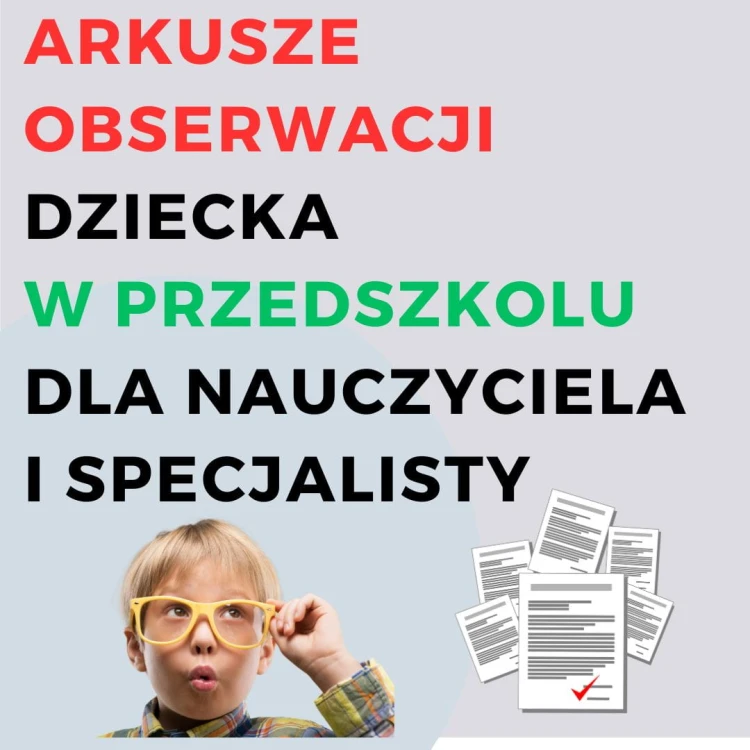 diagnoza potrzeb dziecka w przedszkolu arkusze diagnozy