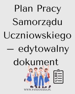 Plan pracy SU- materiał edukacyjny w formie cyfrowej 