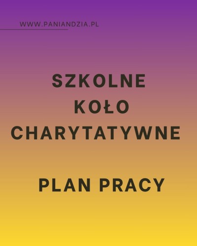 Koło charytatywne- materiał edukacyjny w formie cyfrowej 